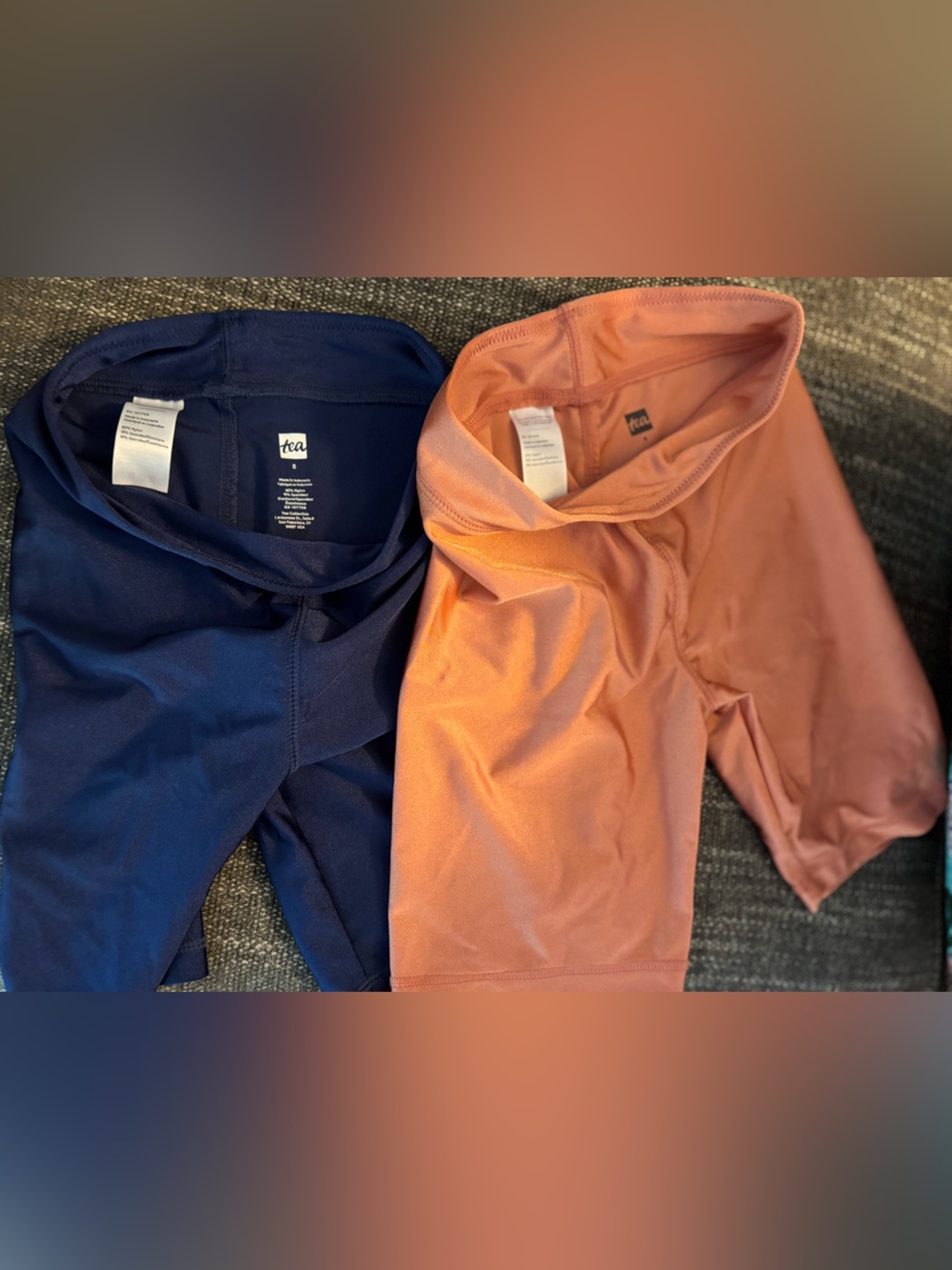 Tea Collection Girls' Shorts - Navy & Coral